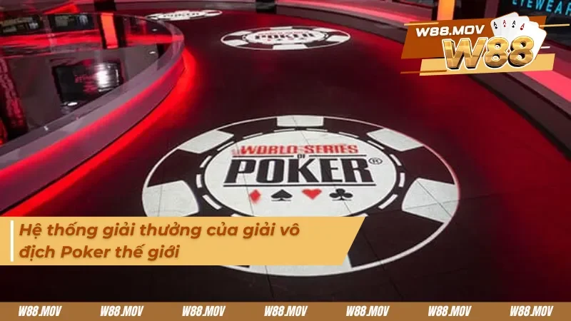 Hệ thống giải thưởng của WSOP 